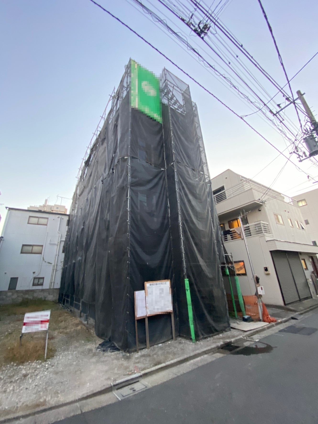 江東区南砂町鉄骨造建築中建物