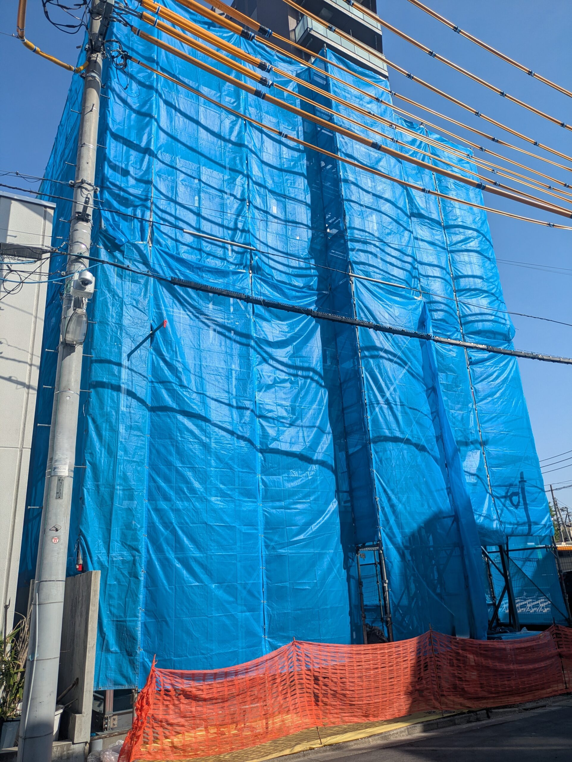 葛飾区白鳥建築中鉄骨マンション