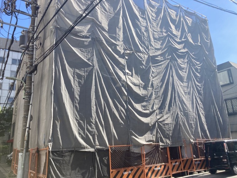 大田区大森海岸建築中RCマンション