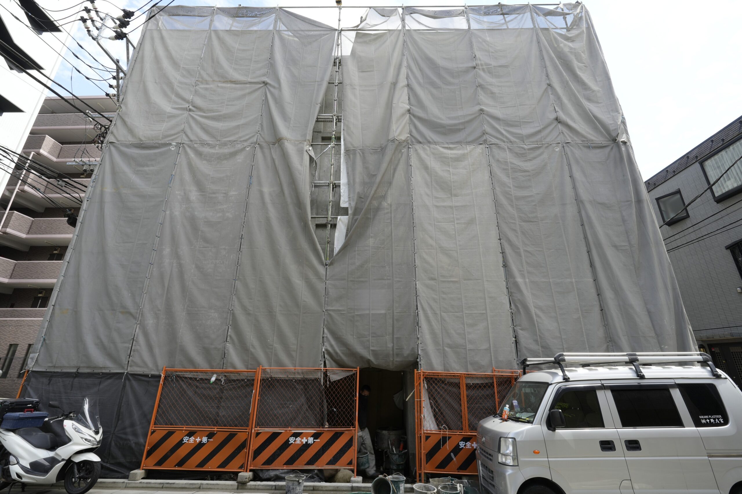 大田区大森海岸建築中RCマンション