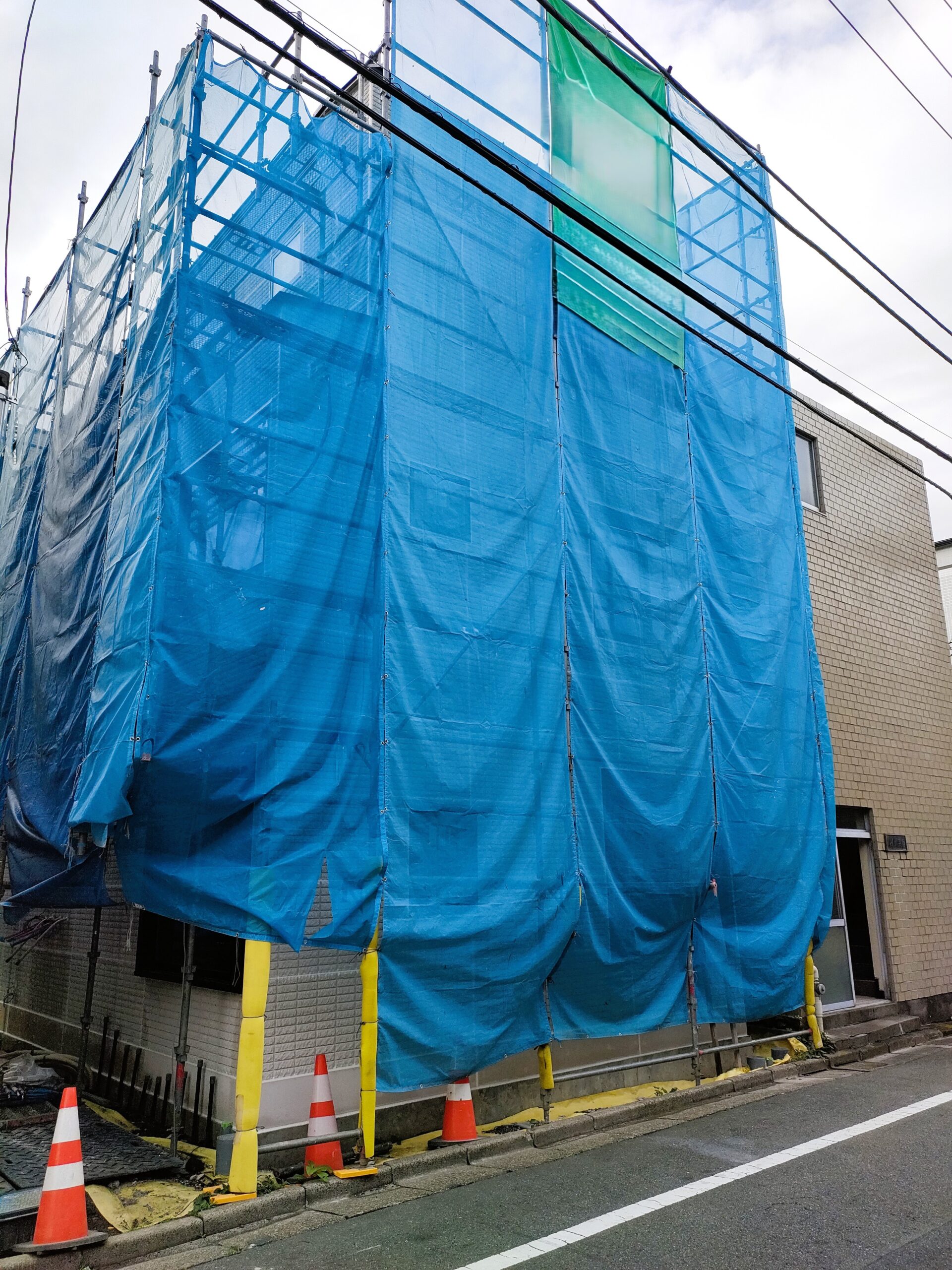 中野区沼袋建築中S造マンション