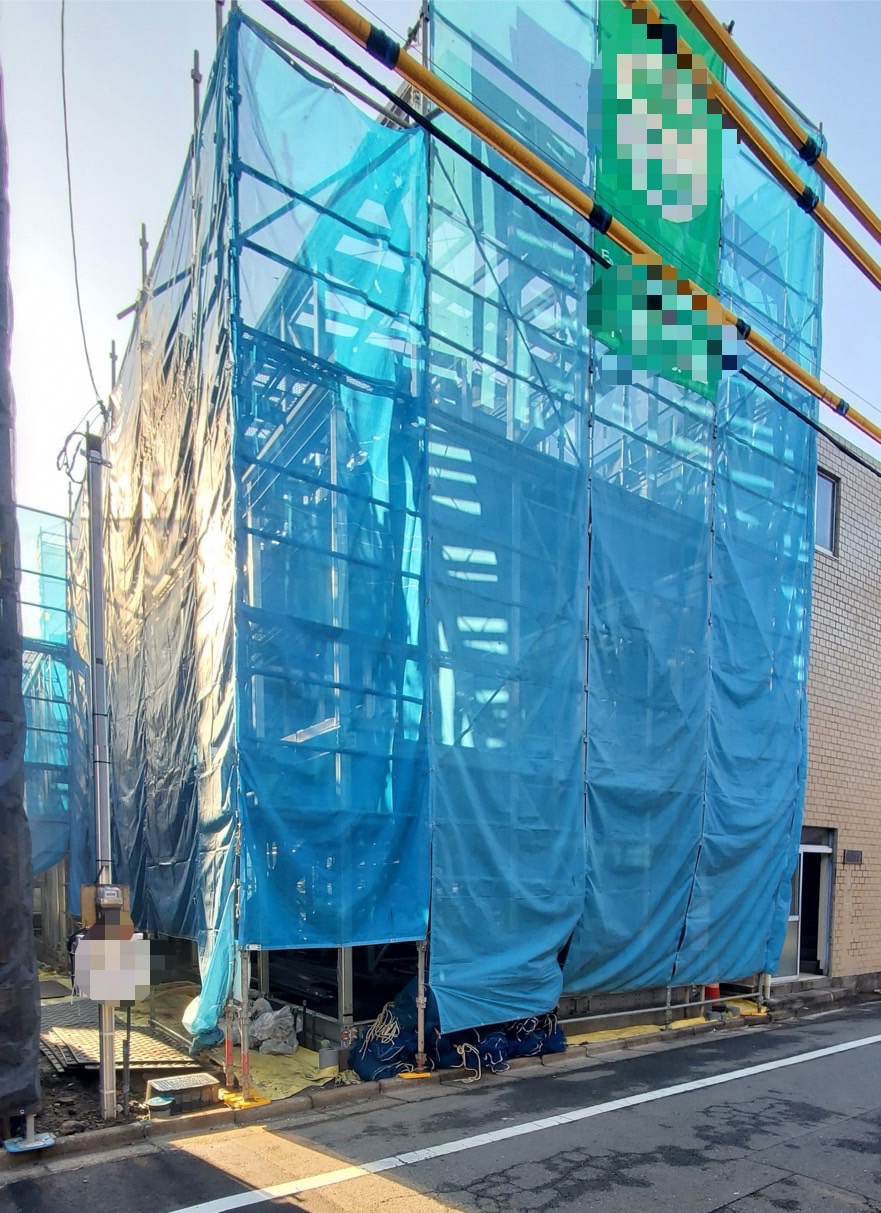中野区沼袋建築中鉄骨3階マンション