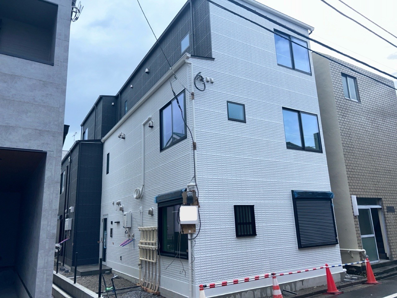 中野区沼袋建築中S造マンション