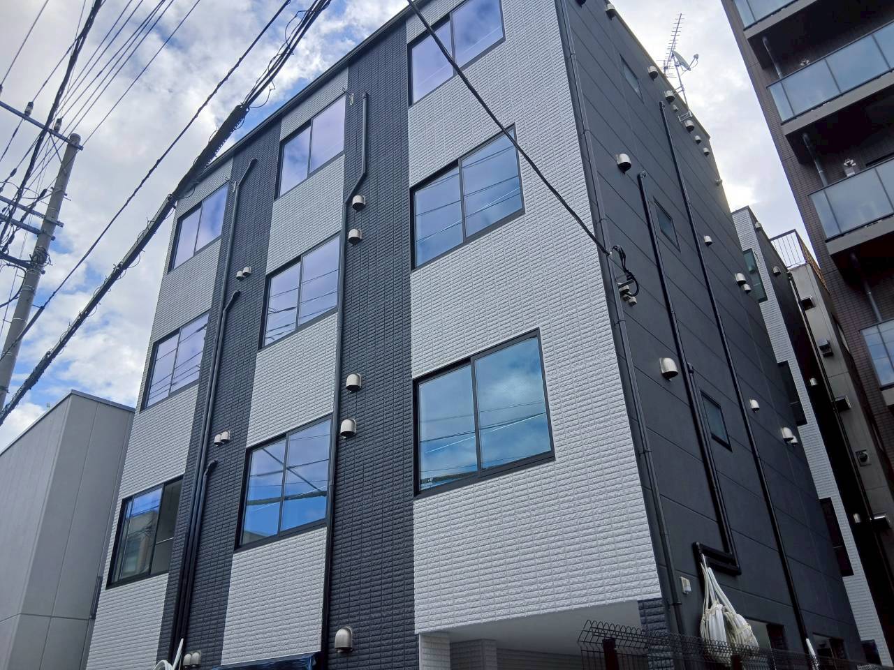 葛飾区白鳥建築中鉄骨マンション